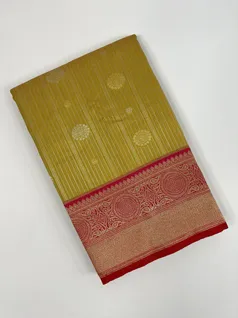 mustard-color-kanjivaram-silk-saree-hny0374-a