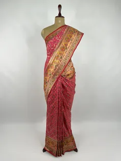 Rani Pink Patola silk saree2