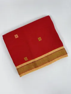 red-color-pure-linen-jamdani-saree-hny0401-a