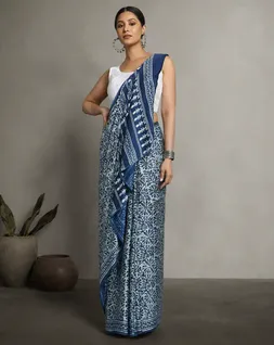 indigo-vegan-modal-satin-dabu-print-saree-hny0482-a