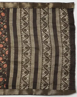 black-brown-ajrak-hand-block-printed-vegan-silk-saree-hny0488-f