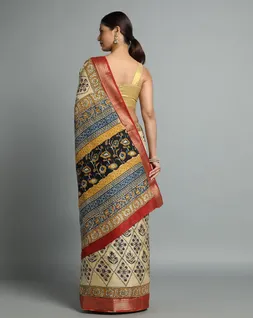 beige-colour-geometrical-bagru-handblock-printed-vegan-silk-saree-hny0498-b