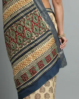 beige-and-blue-colour-bagru-handblock-printed-vegan-silk-saree-hny0501-d