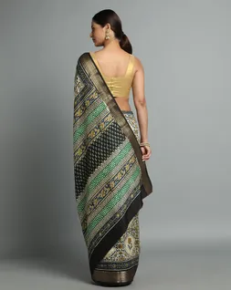 beige-and-black-all-over-bagru-printed-vegan-silk-saree-hny0504-b