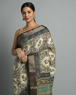 beige-and-black-all-over-bagru-printed-vegan-silk-saree-hny0504-c