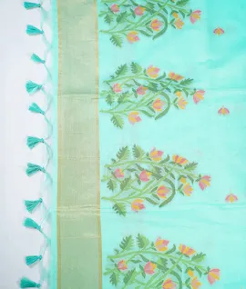 turquoise-colour-jamdani-chanderi-silk-saree-hny0521-hny0521-d