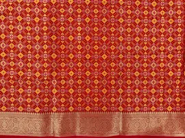 NAVY BLUE COLOUR PATOLA SILK EMBROIDERY SAREE5