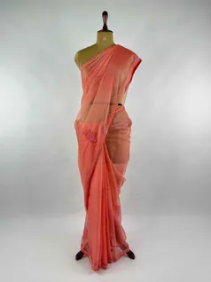 peach-colour-organza-silk-embroidery-saree-hny0132-b