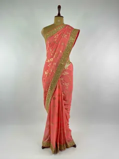 peach-colour-organza-silk-embroidery-saree-hny0134-b