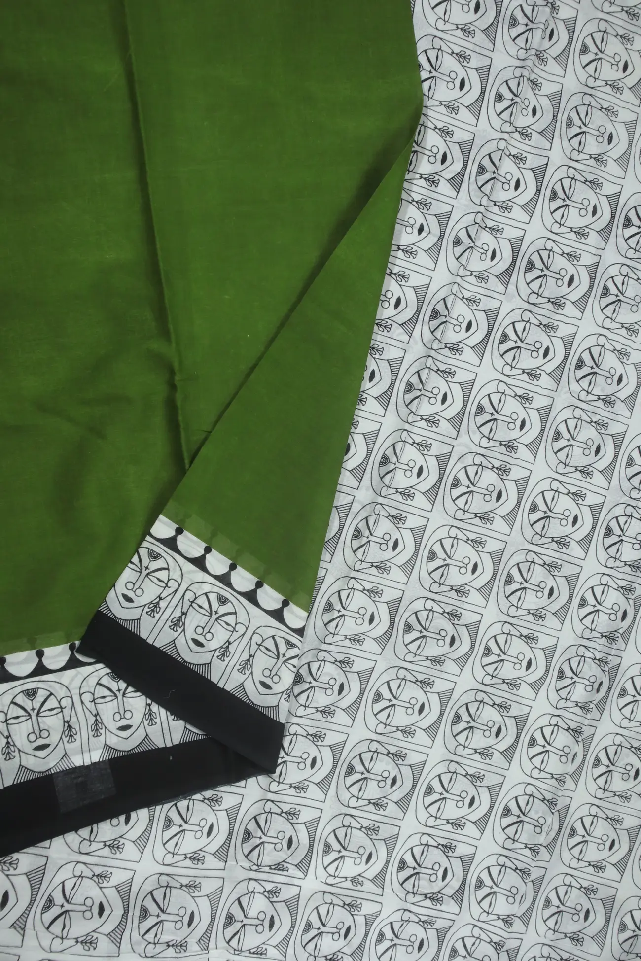 dark-green-doll-mulmul-cotton-sarees-mm001732-b