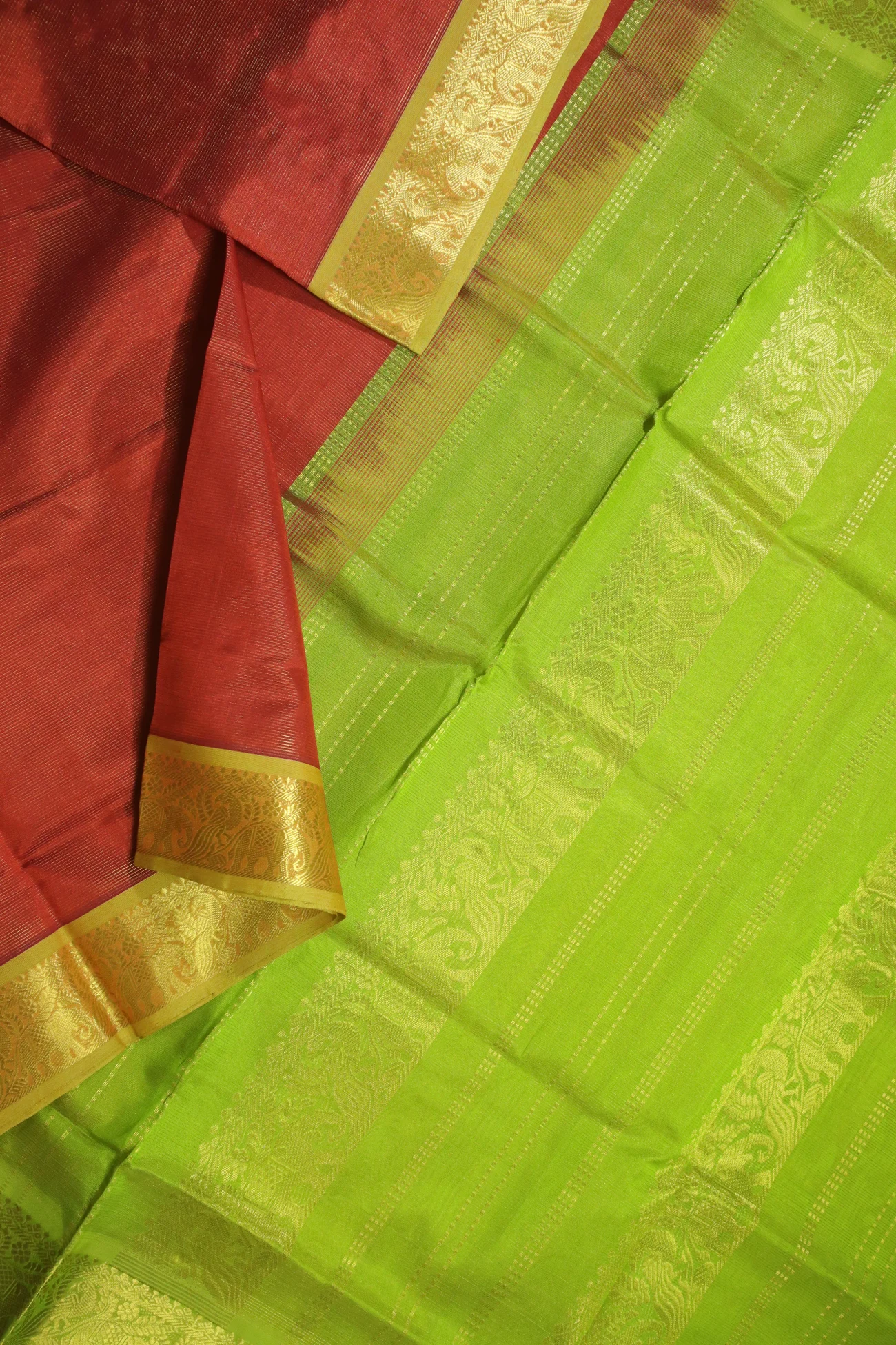 maroon-elephant-vaira-oosi-diamond-needle-kanchi-silk-cotton-saree-sc002721-b