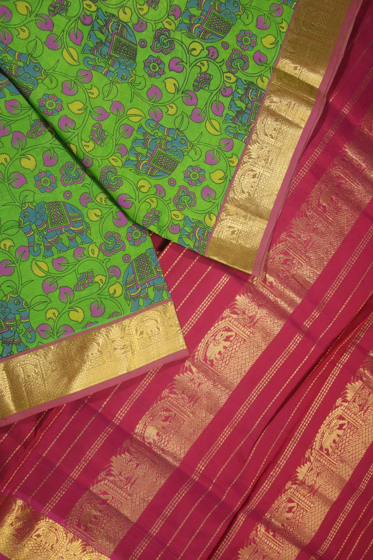 green-flowers-bavanji-border-kanchi-silk-cotton-saree-sc002738-b