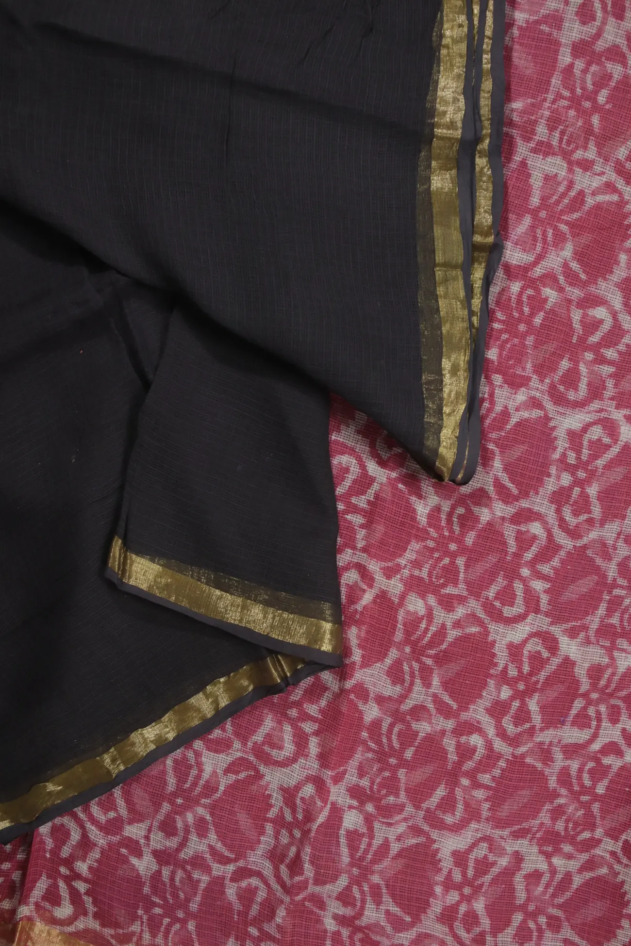 black-no-design-kota-saree-kcs000376-b