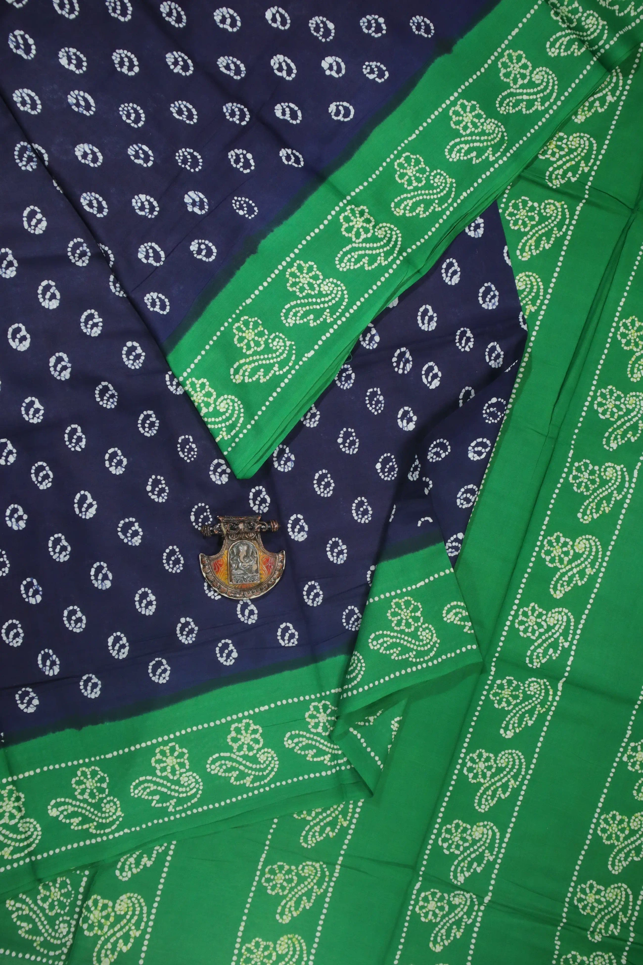 navy-flower-soft-sungudi-saree-sos000045-a