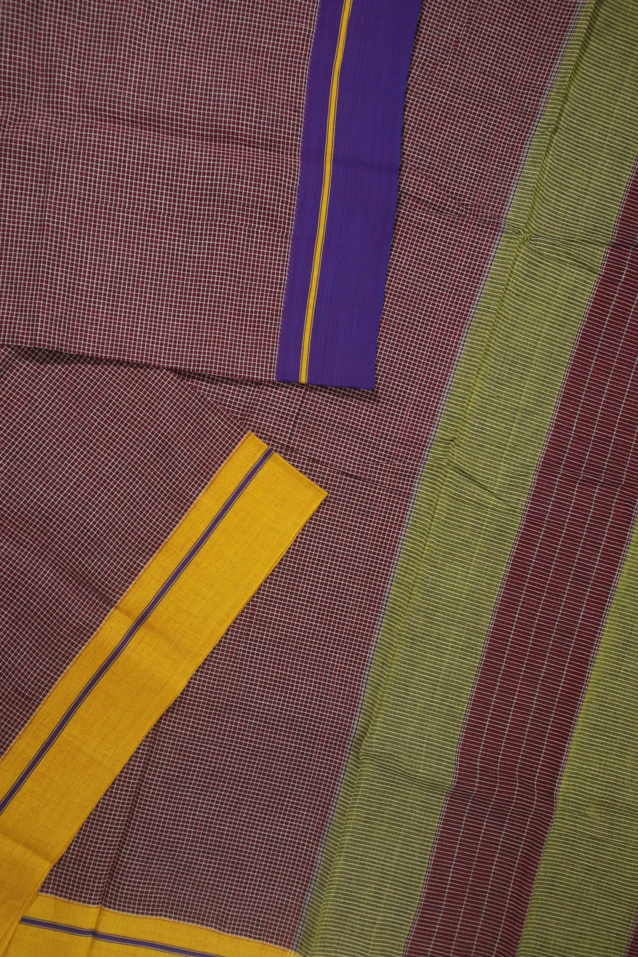 maroon-checked-patteda-anchu-saree-pa000055-b