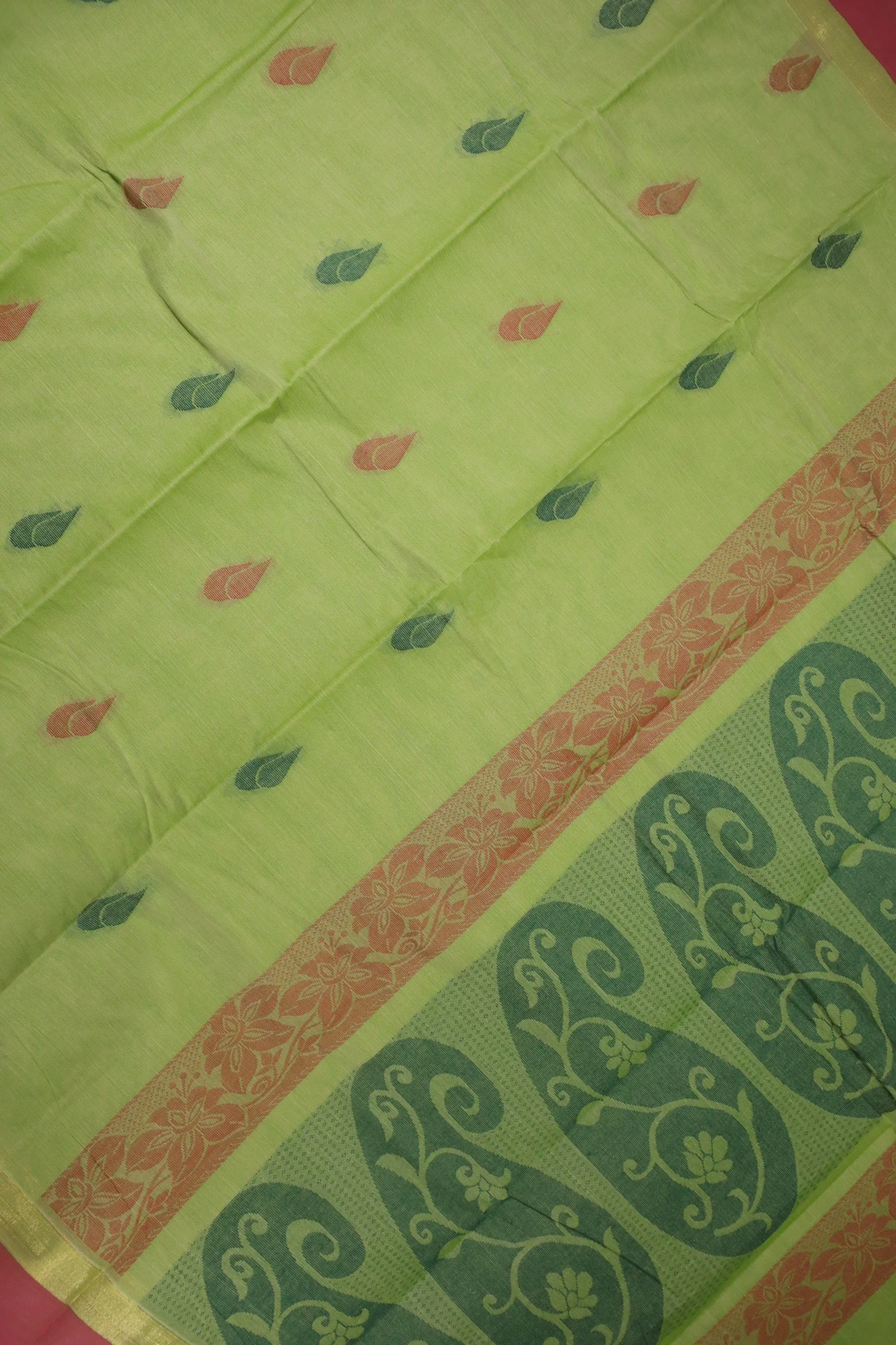 lime-green-rain-drops-mallimokku-coimbatore-cotton-saree-cbe000232-c