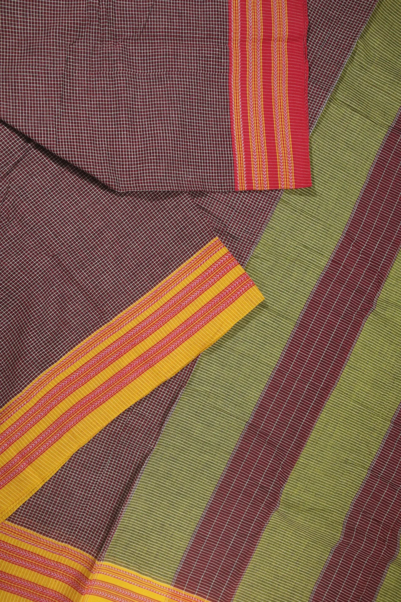 dark-maroon-checked-patteda-anchu-saree-pa000019-b