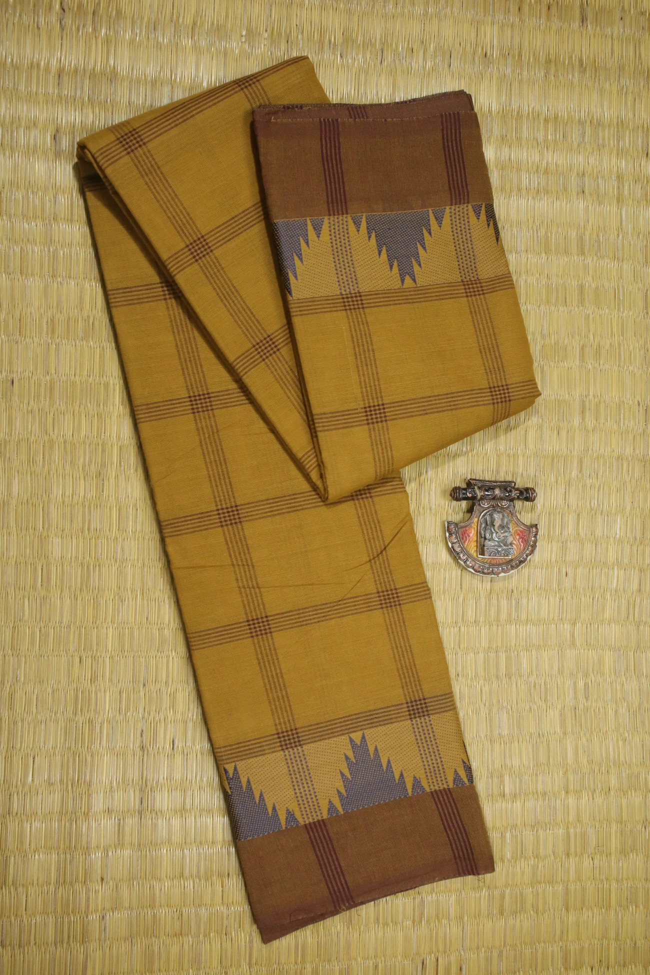 brown-temple-checked-saree-ck002415-a