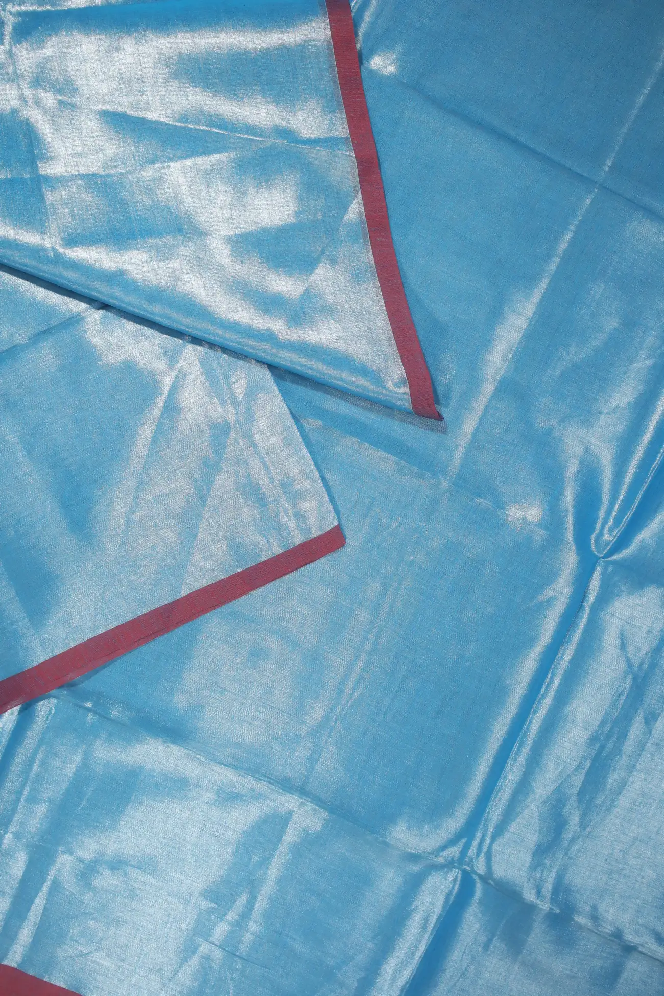 sky-blue-plain-bengal-saree-kh001816-b