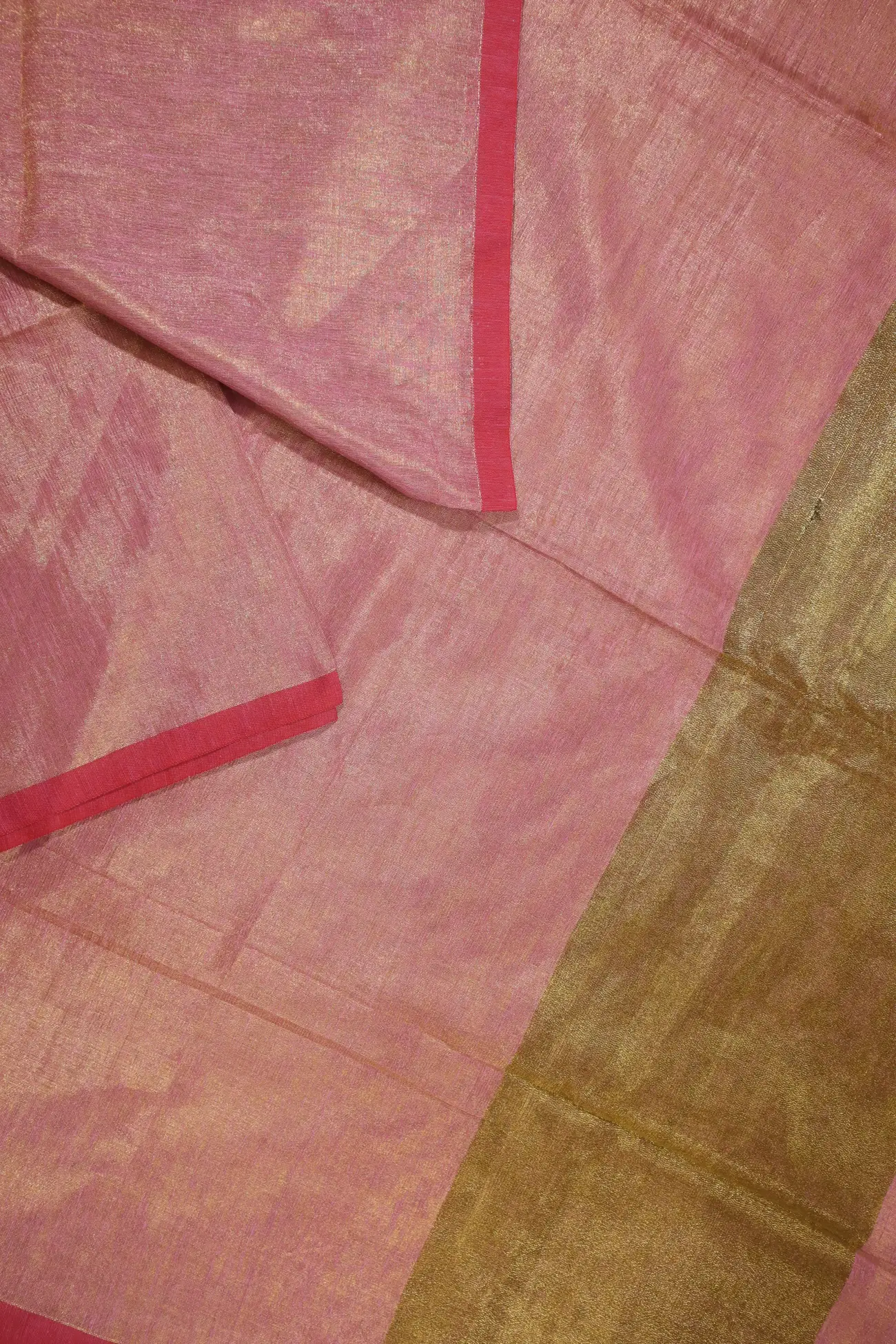 light-pink-plain-bengal-saree-kh001820-b