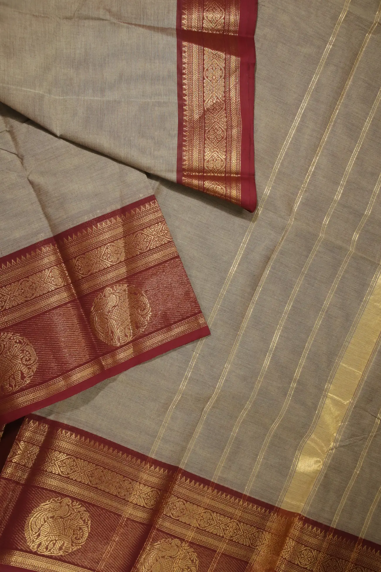 dim-gray-elephant-temple-grand-chettinad-saree-gc001512-b