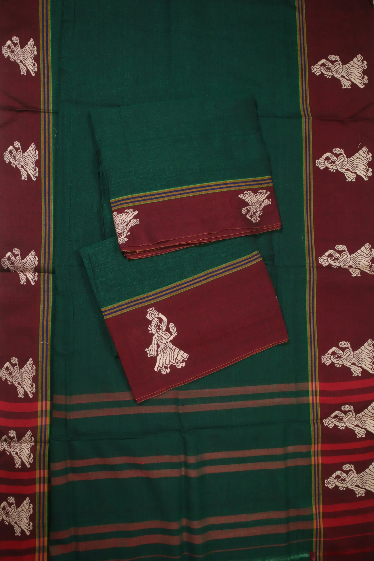 dark-green-gollabama-narayanpet-dress-material-nc000014-a