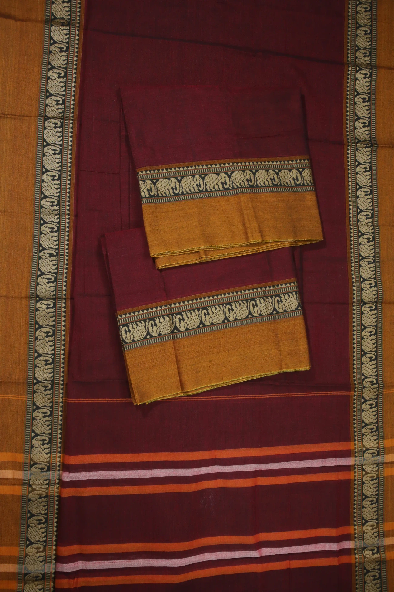 maroon-elephant-narayanpet-dress-material-nc000040-a