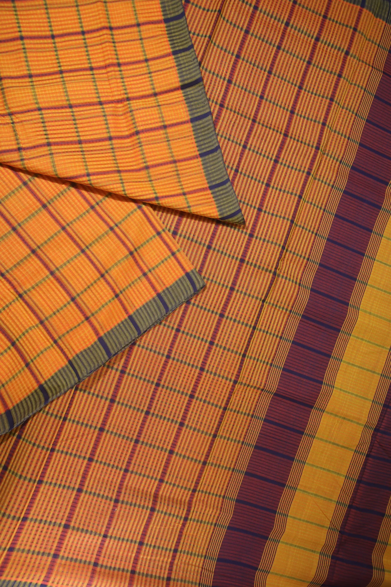 orange-missing-checks-mangalagiri-saree-ml002431-b