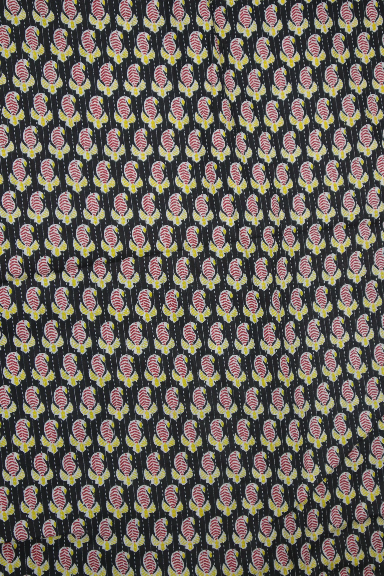 black-flower-mulmul-fabric-mf000017-a