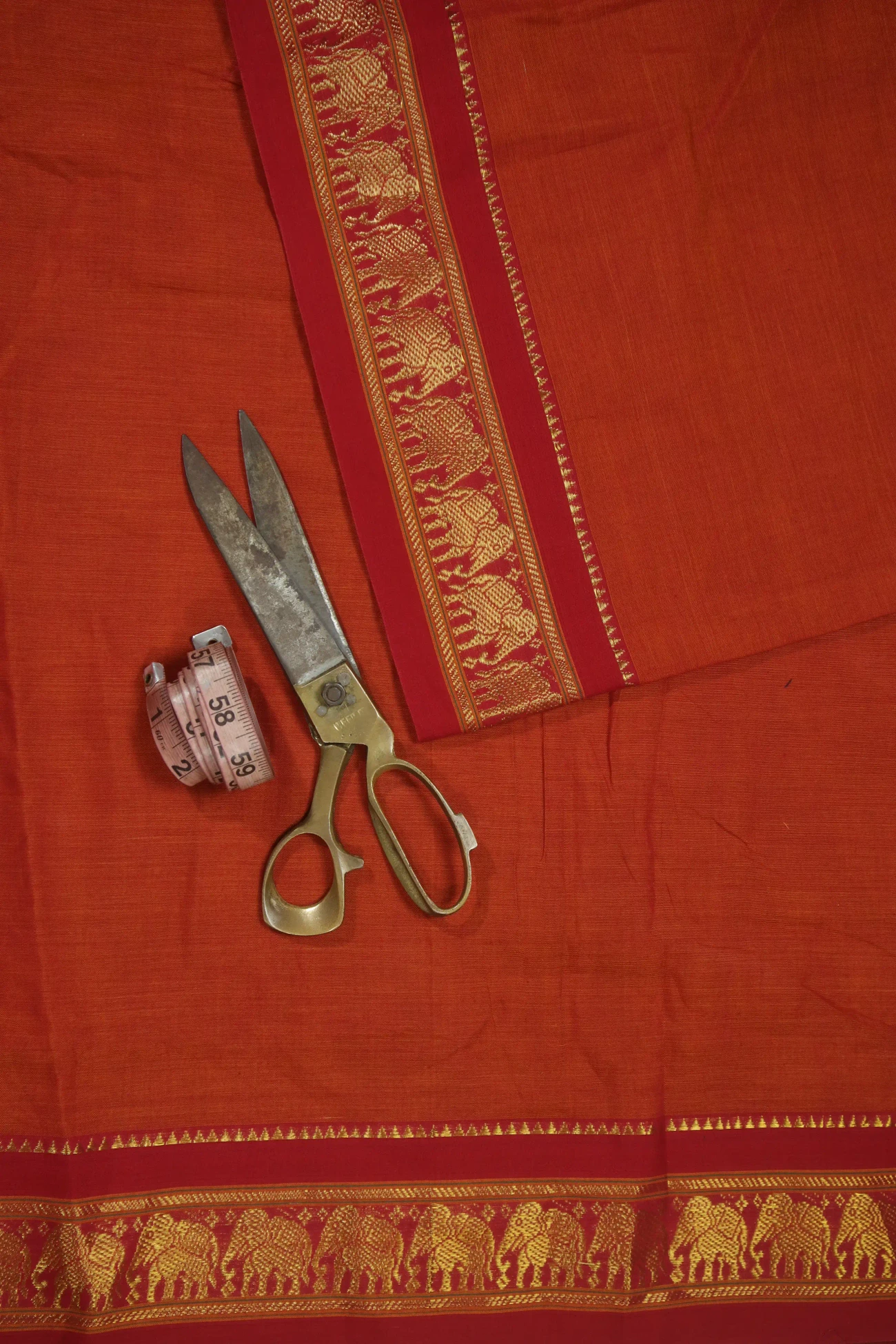 orange-elephant-narayanpet-fabric-pf000006-a