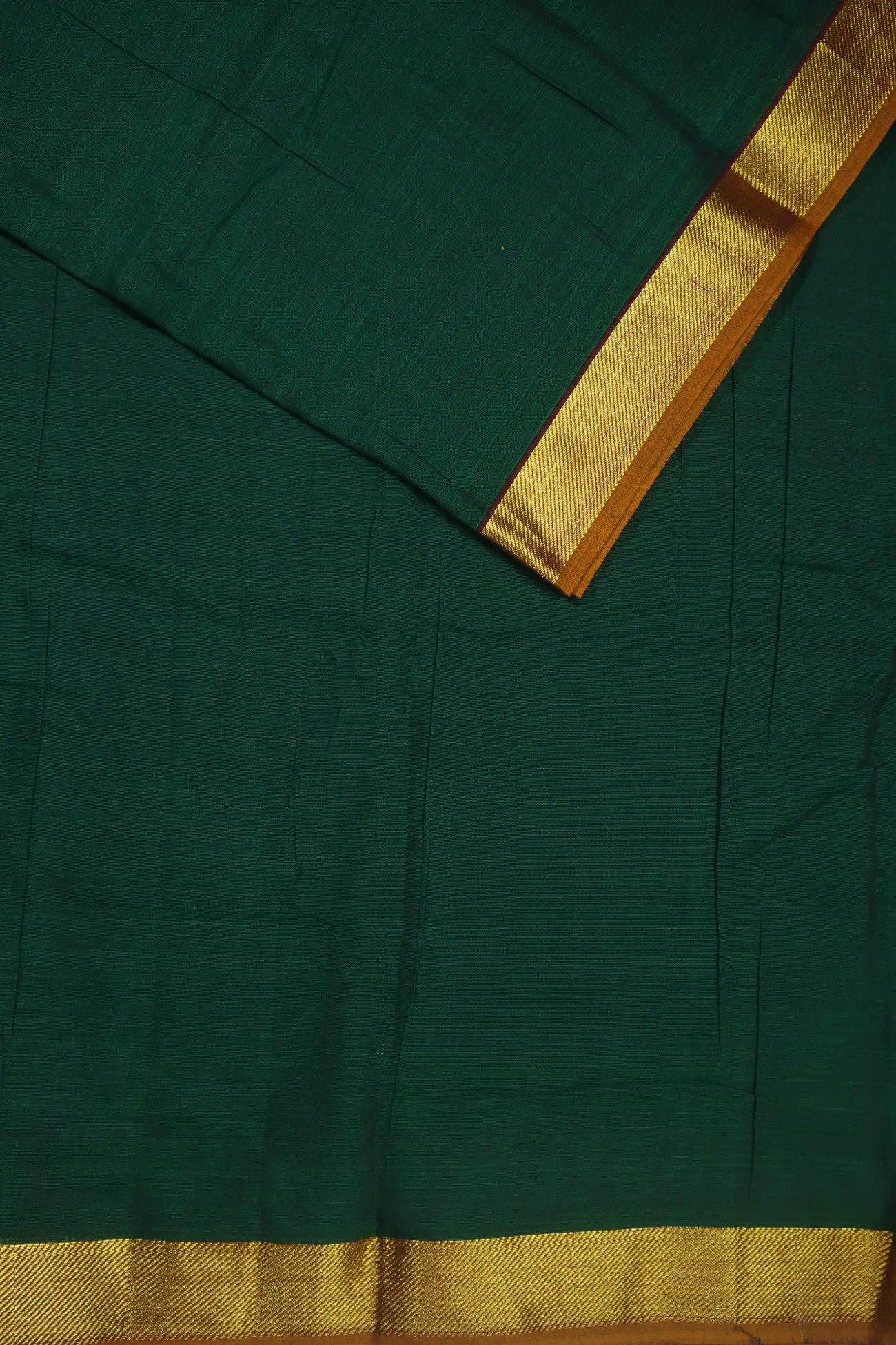 dark-green-bavanji-border-narayanpet-fabric-pf000015-a