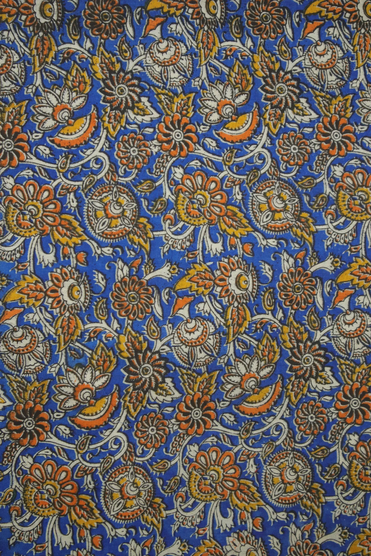 navy-flower-kalamkari-fabric-kf000004-a