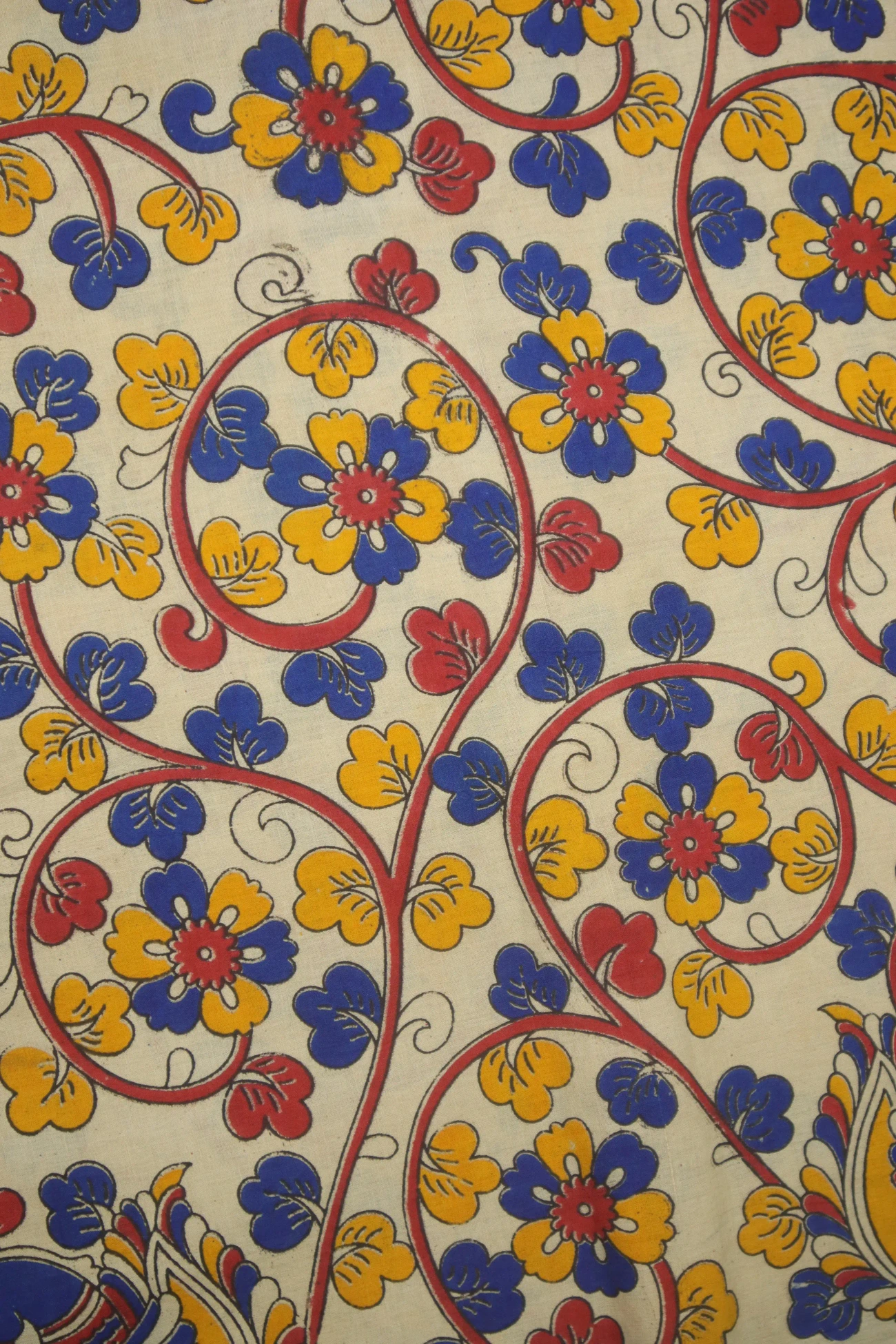 wheat-flower-kalamkari-fabric-kf000033-a