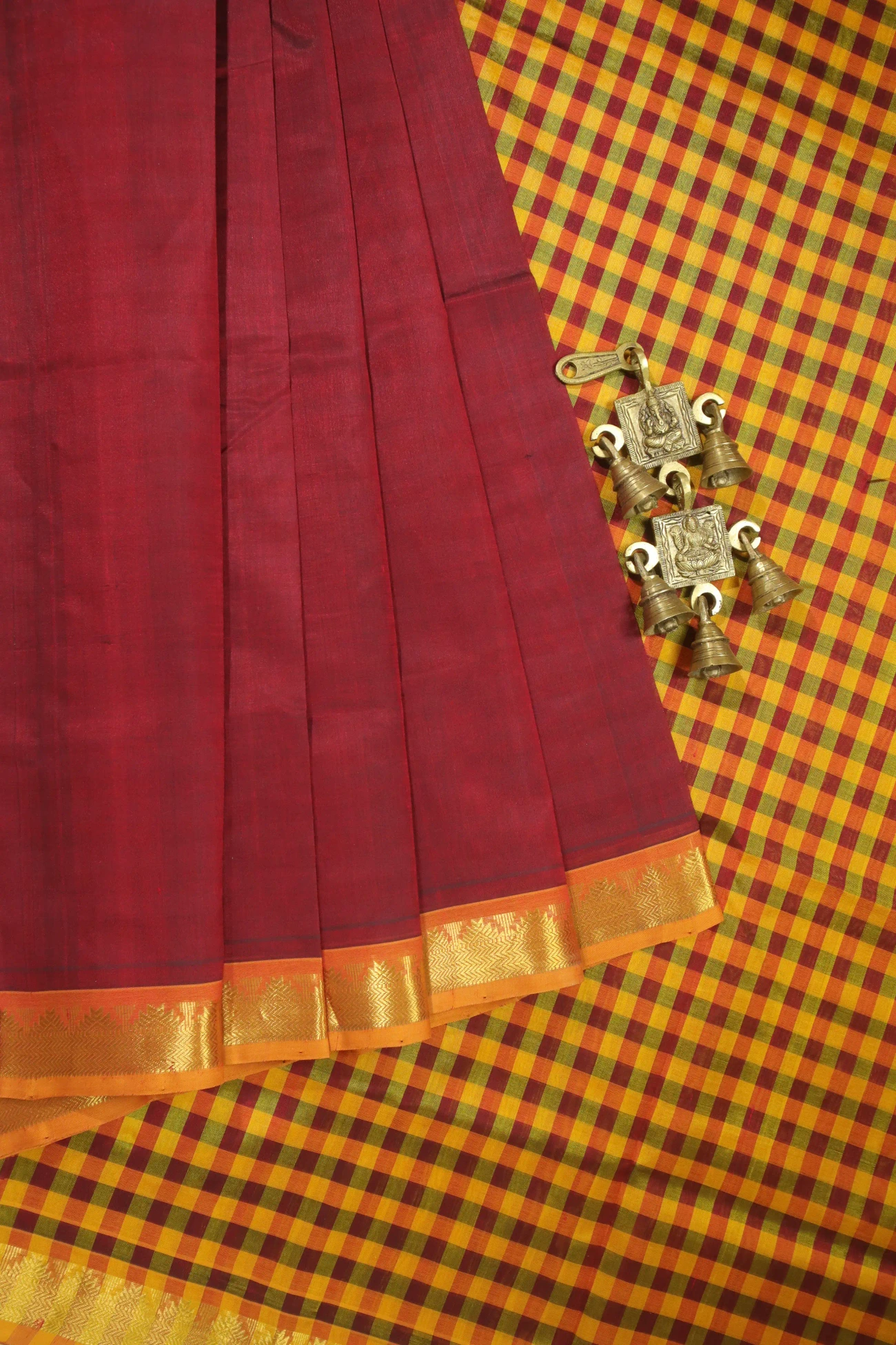 maroon-thalampoo-reku-cotton-silk-saree-sc002744-a