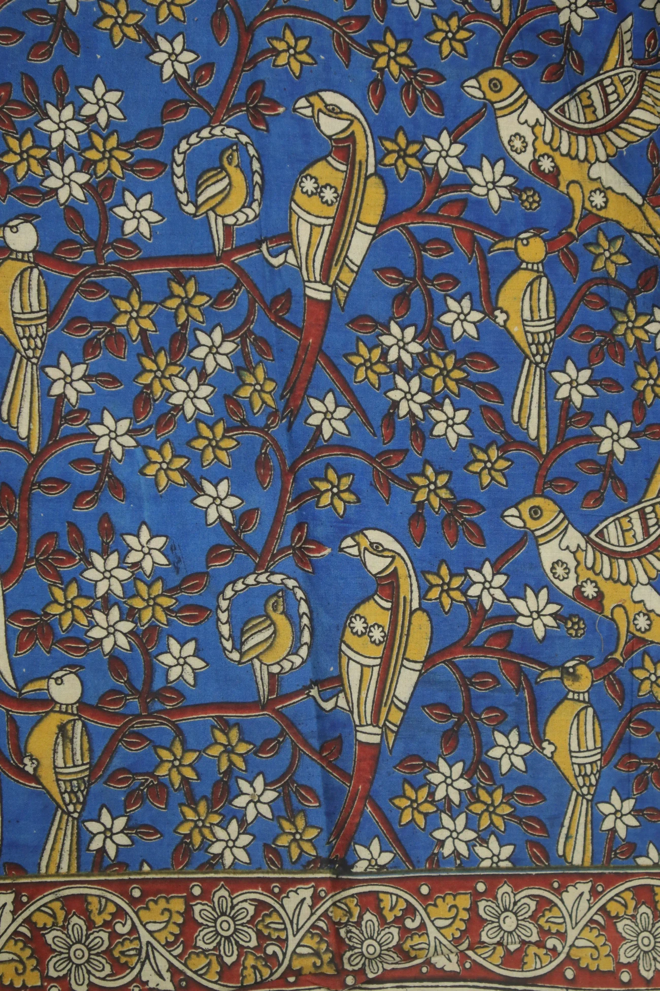 sky-blue-parrot-kalamkari-fabric-kf000080-a