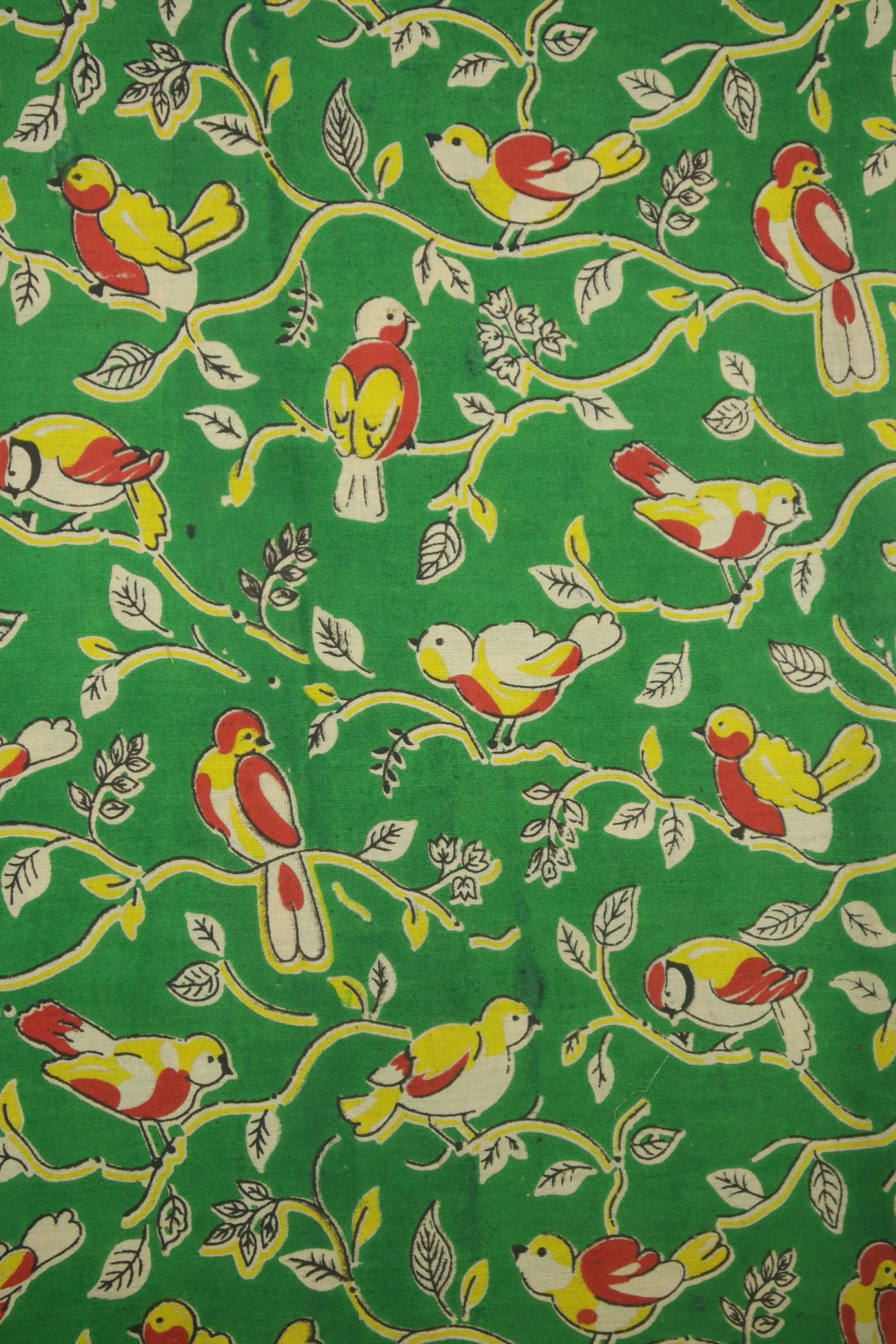 green-bird-kalamkari-fabric-kf000087-a