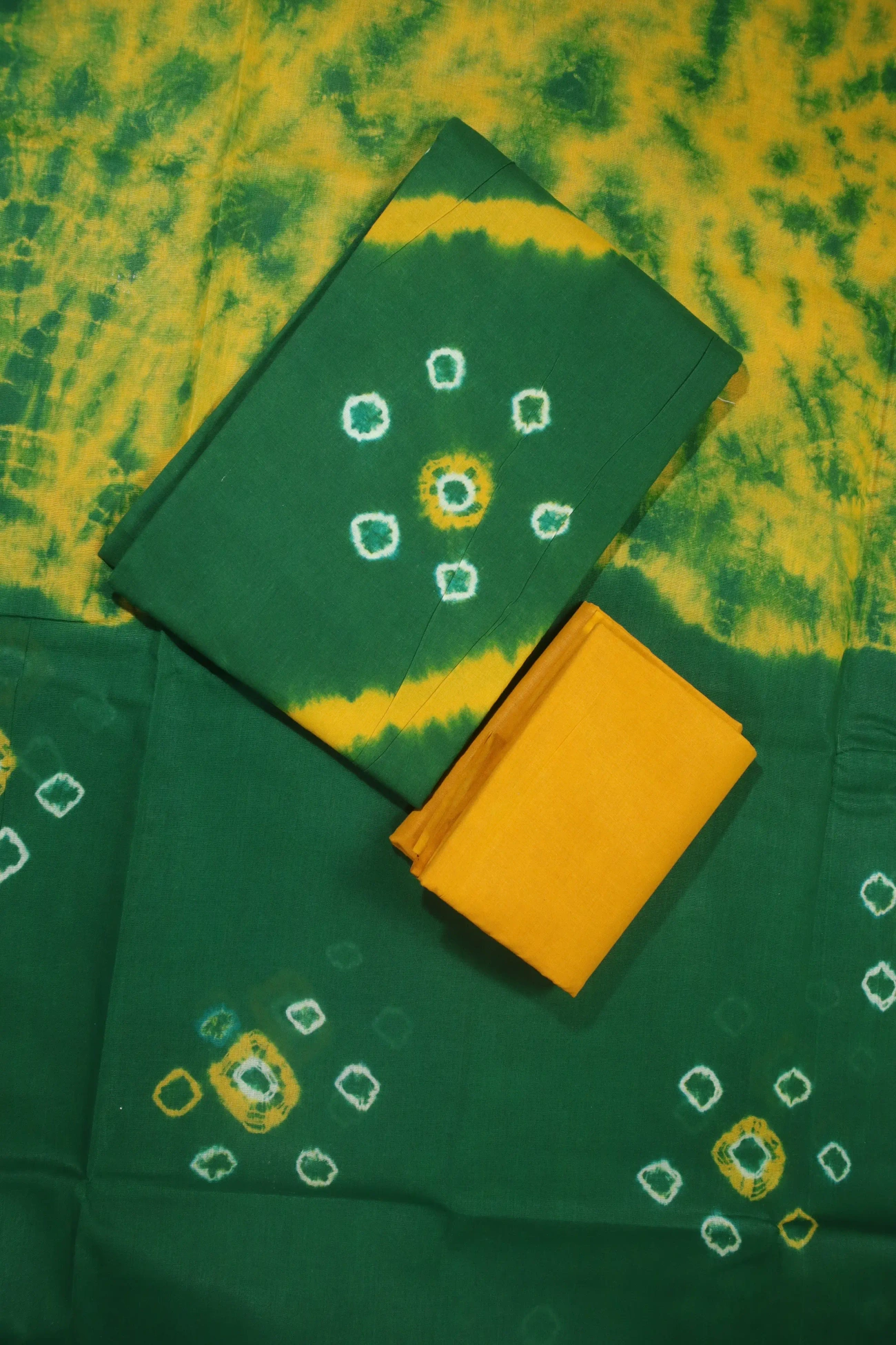 yellow-green-batik-madurai-sungudi-dress-material-scc000245-a