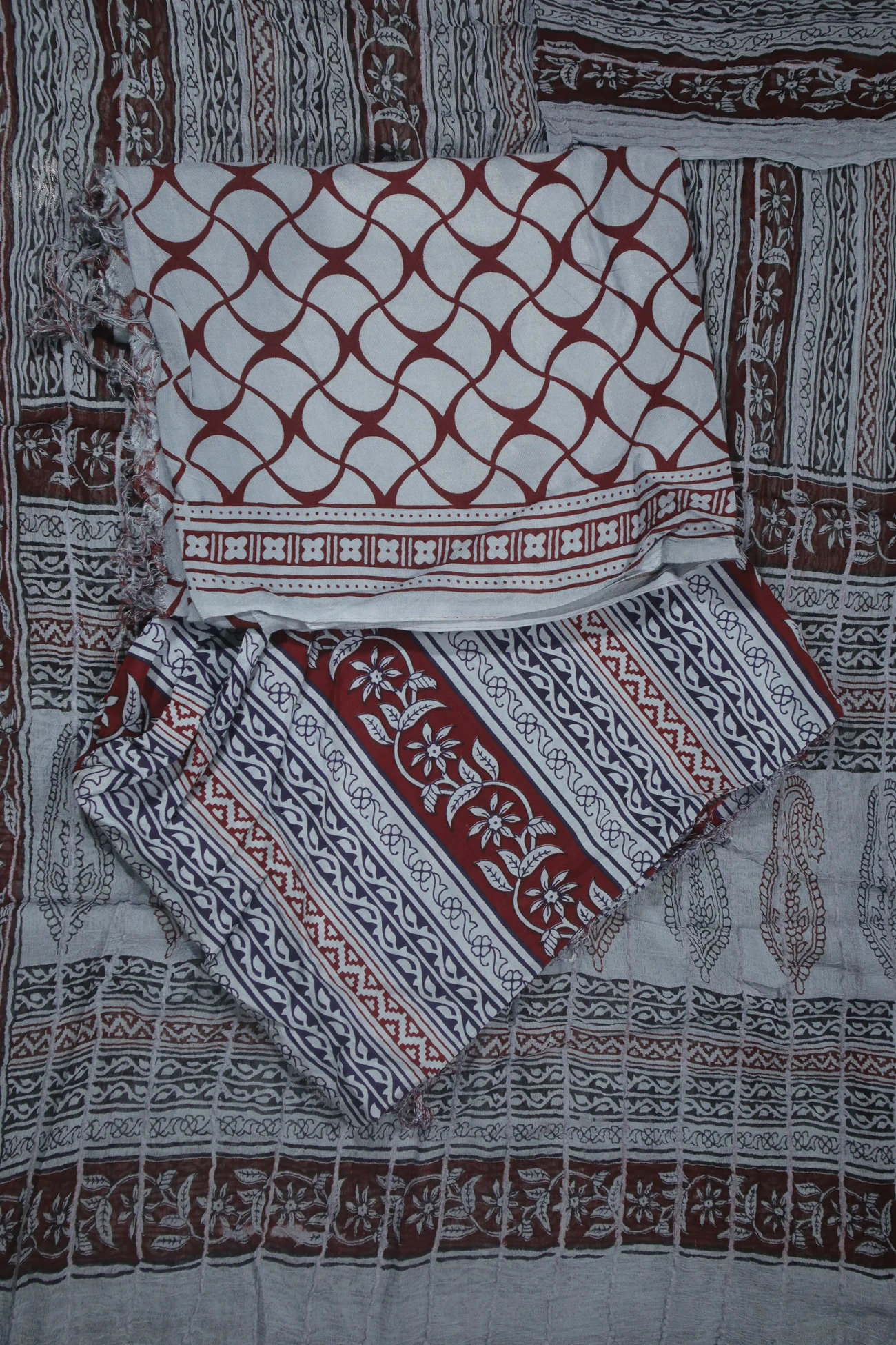 gray-zigzag-ajrak-cotton-dress-ac000364-a