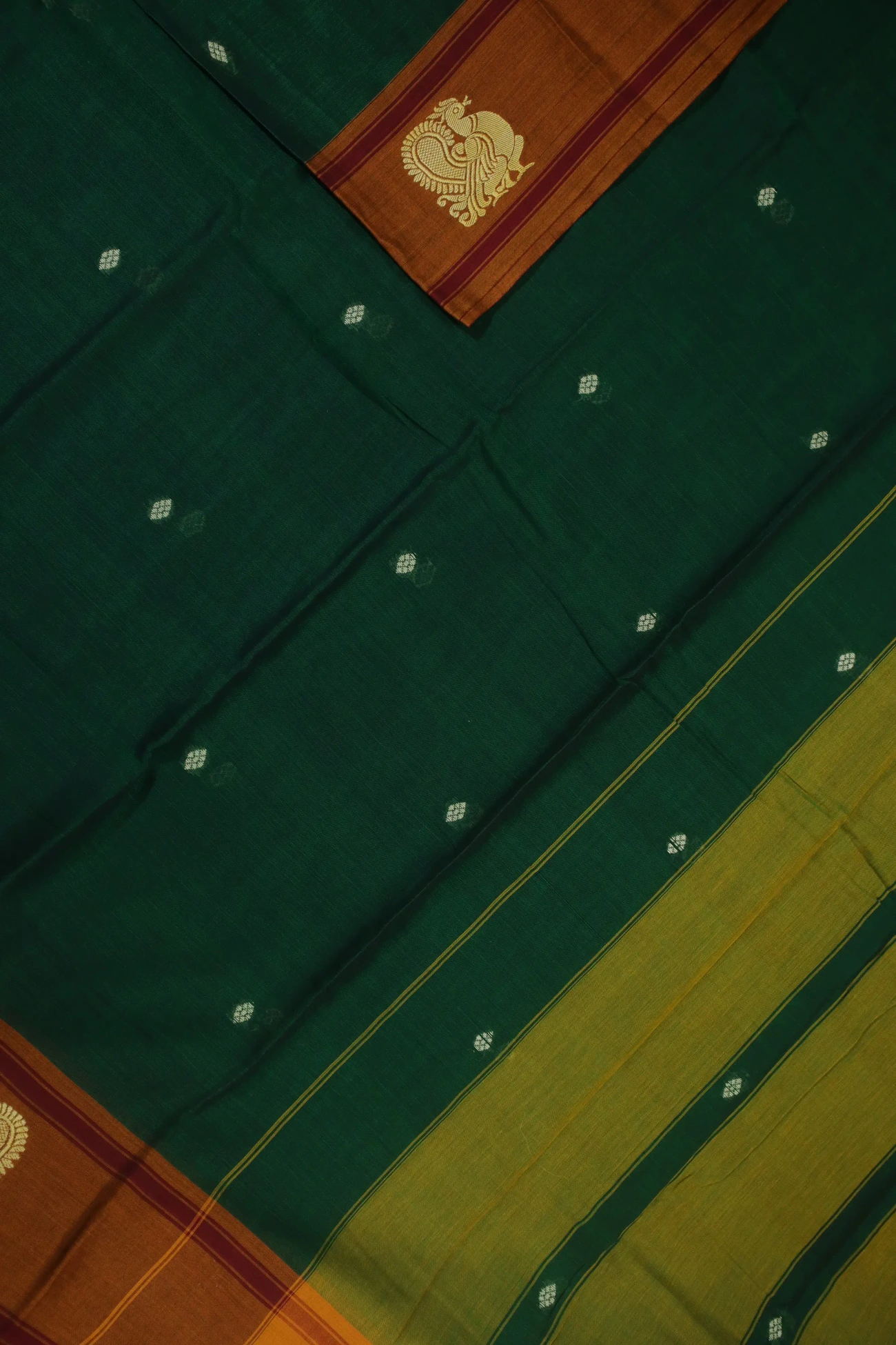 dark-green-peacock-narayanpet-saree-pk002513-b