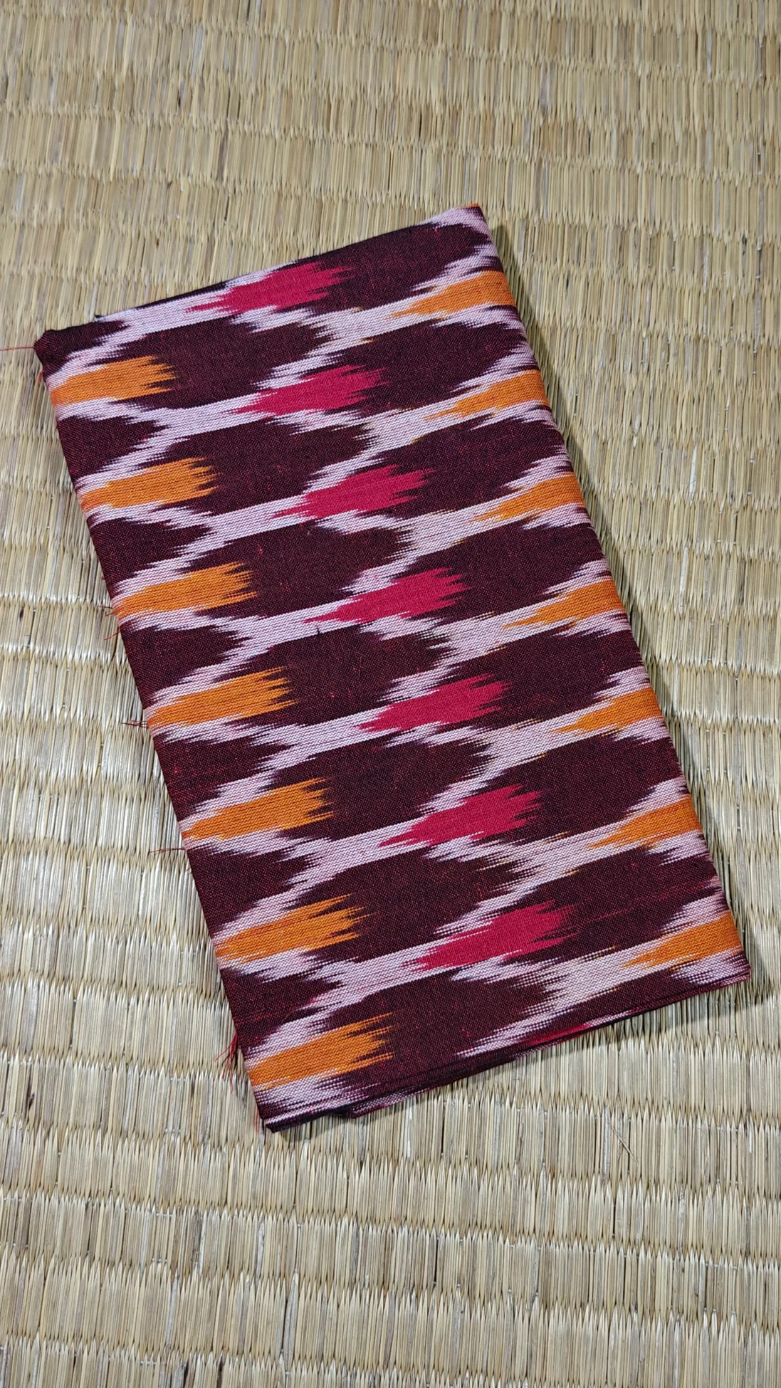 brown-ikat-ikat-fabric-ik000460-a