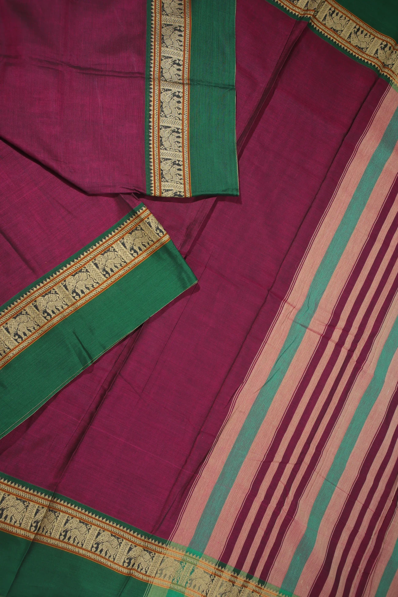 magenta-plain-narayanpet-sarees-pk002644-b