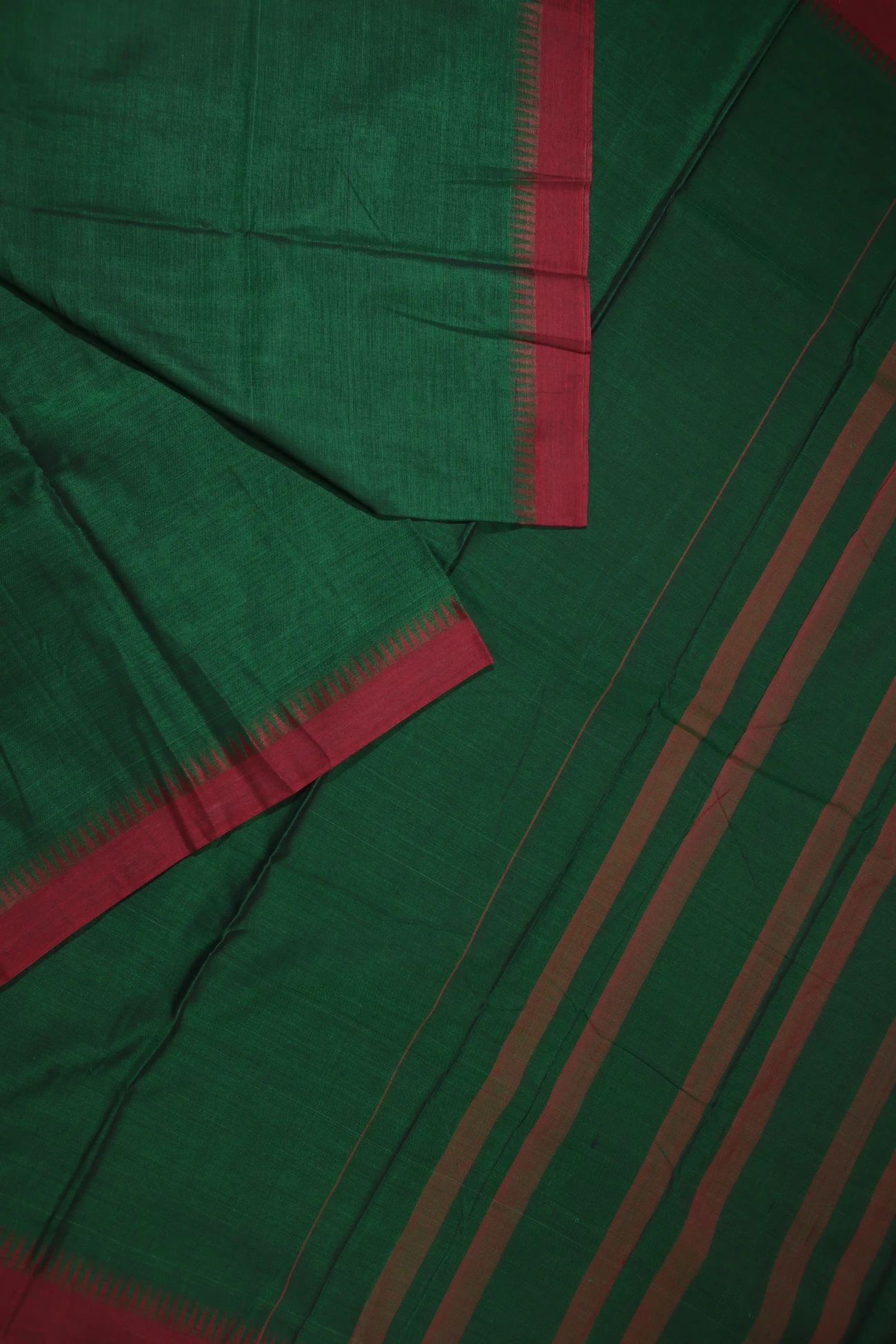 dark-green-plain-narayanpet-sarees-pk002501-b