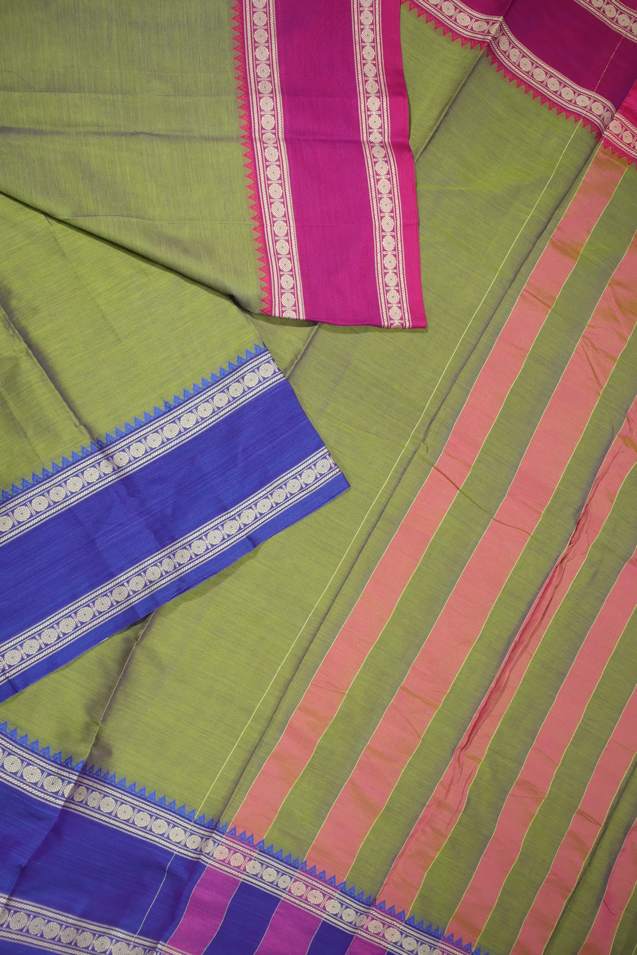 green-ruthratcham-narayanpet-sarees-pk002408-b