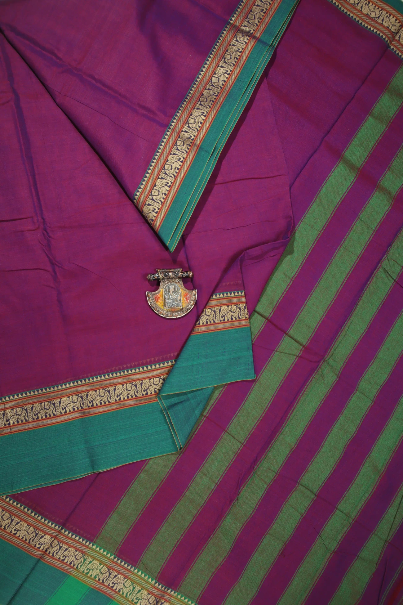 dark-magenta-elephant-narayanpet-saree-pk002647-a