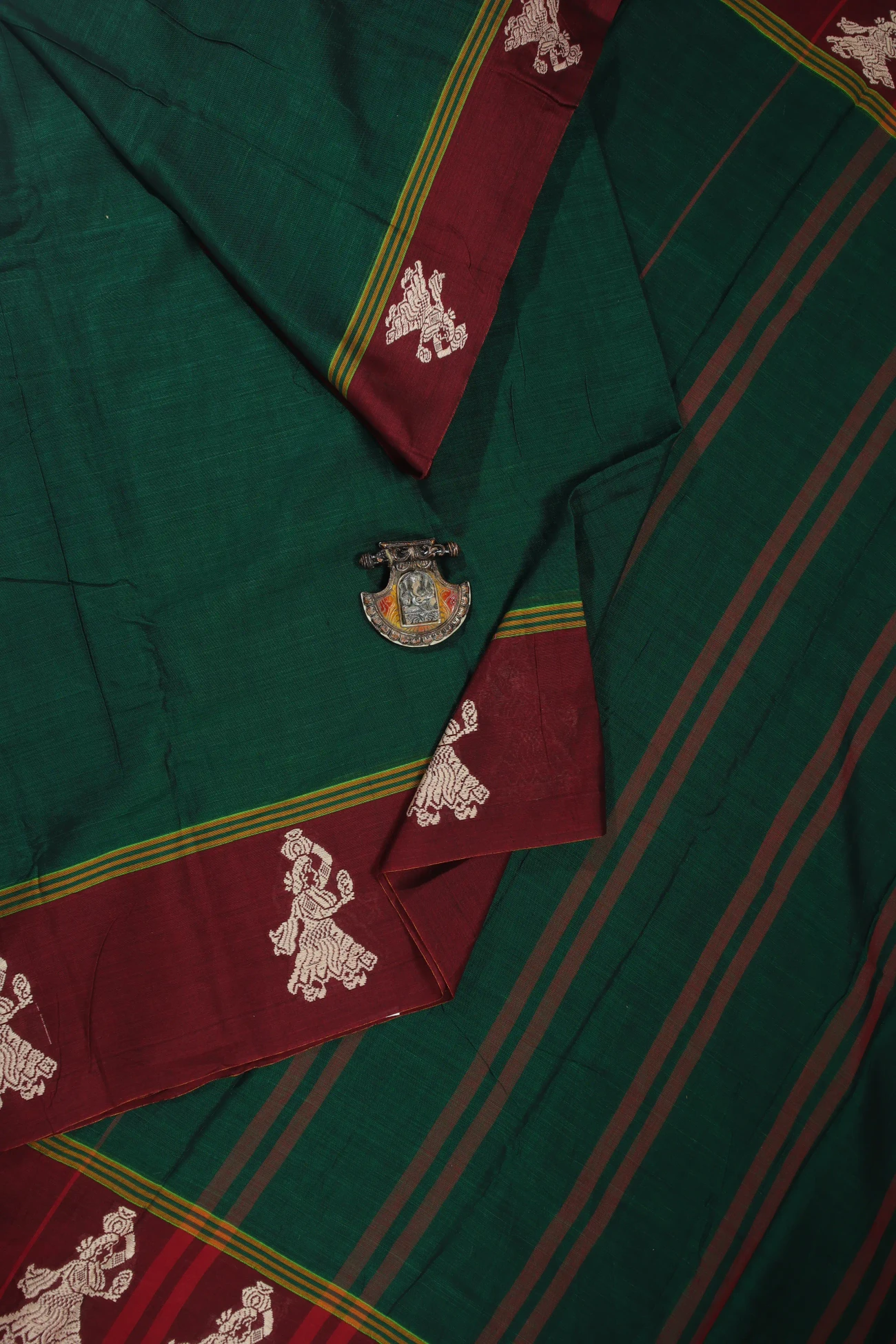 dark-green-gollabama-narayanpet-sarees-pk002750-a