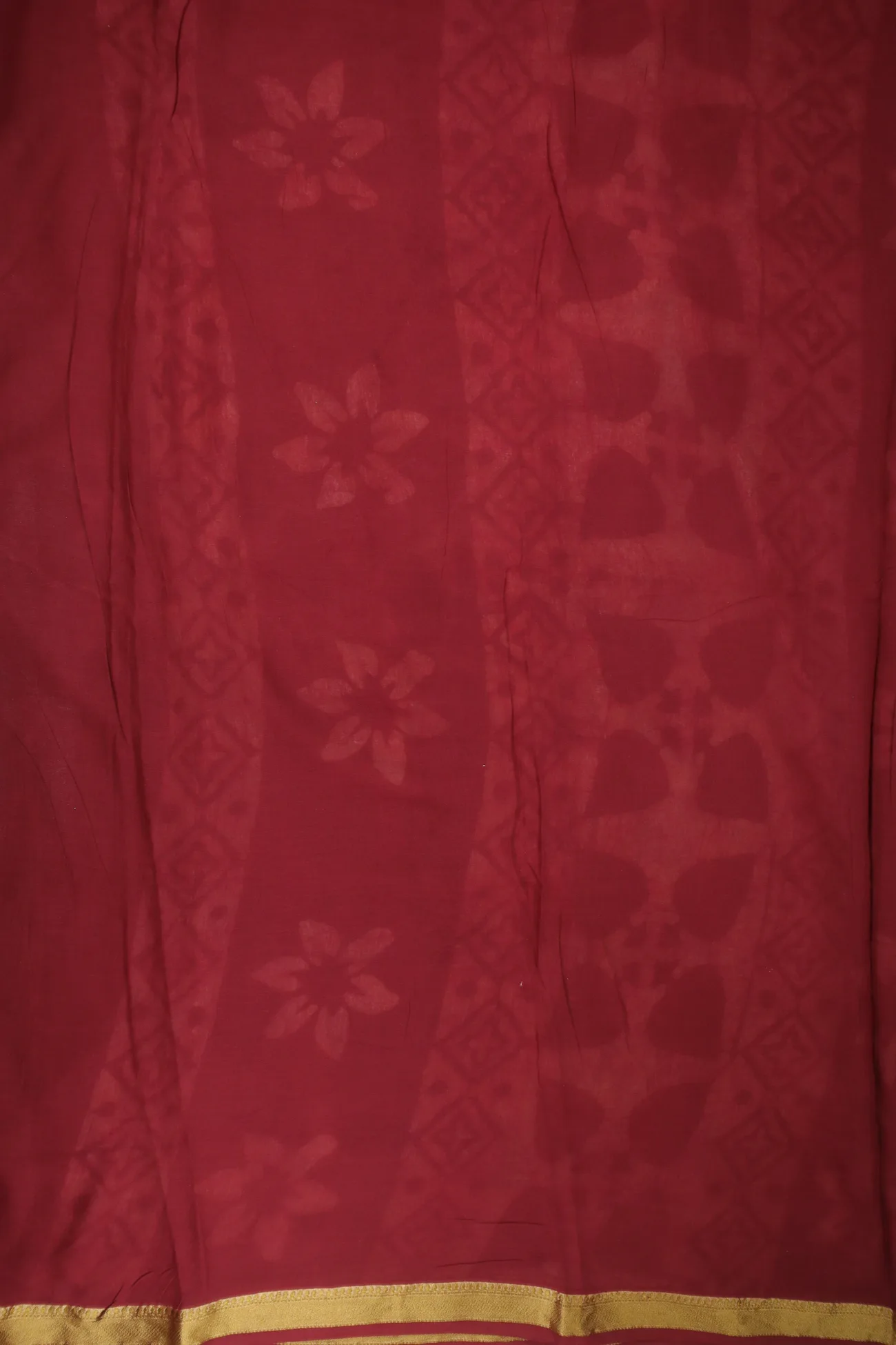 maroon-flower-mulmul-cotton-saree-mm001737-c