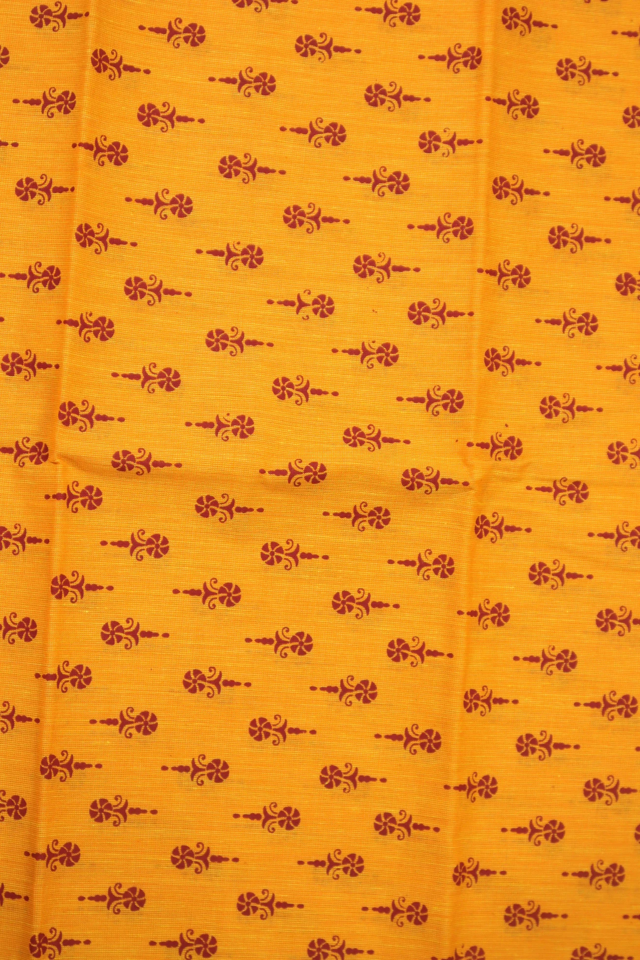 yellow-flower-printed-cotton-fabric-prf000157-a