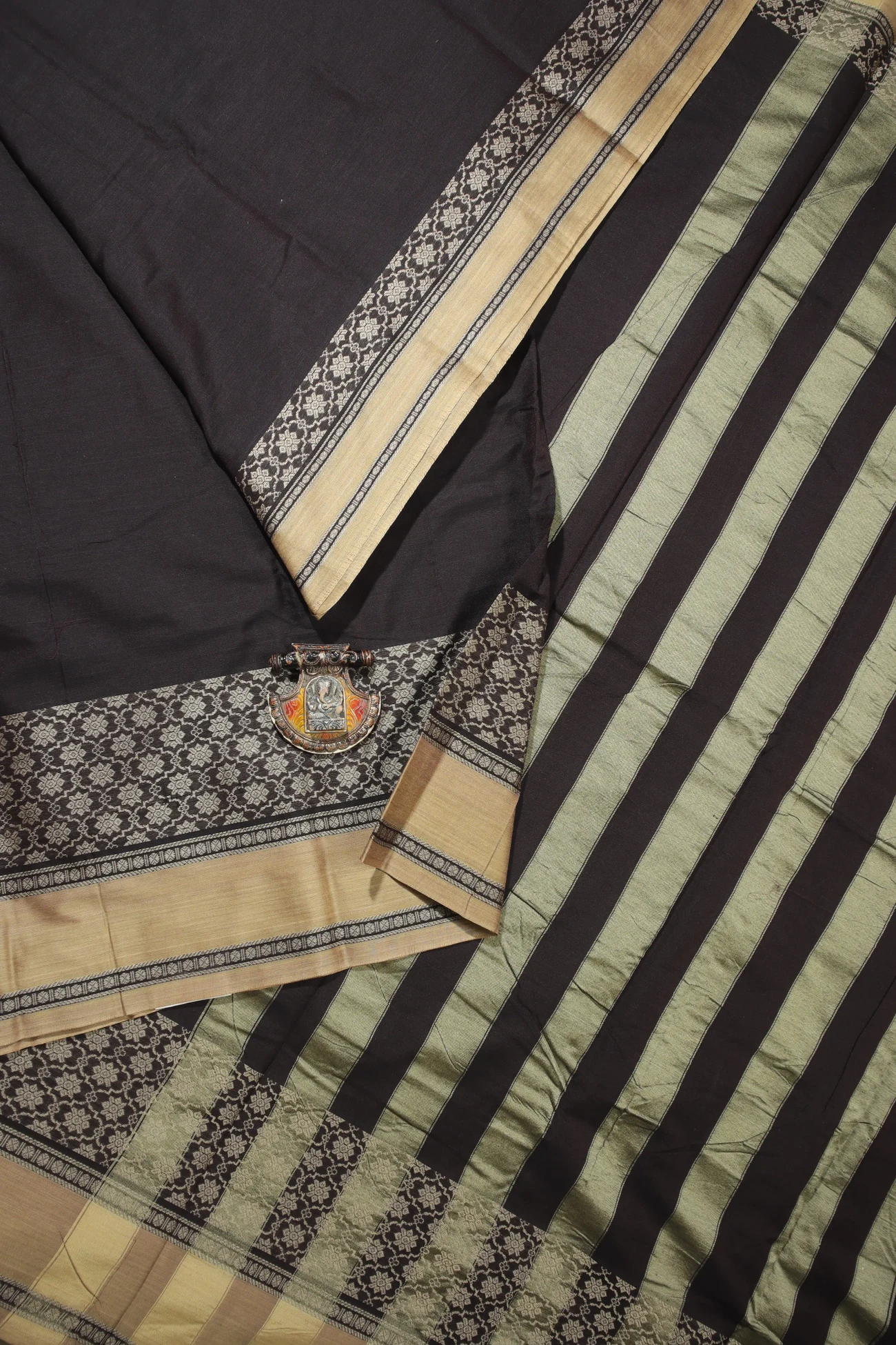 coffee-brown-flower-narayanpet-saree-pk002704-a