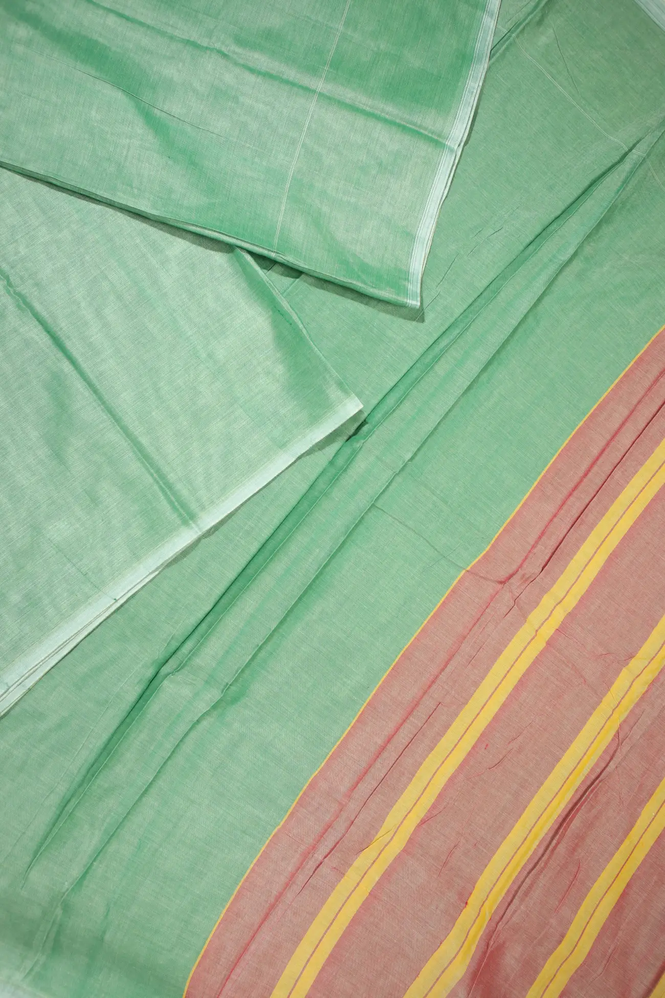 green-plain-narayanpet-saree-pk002330-b