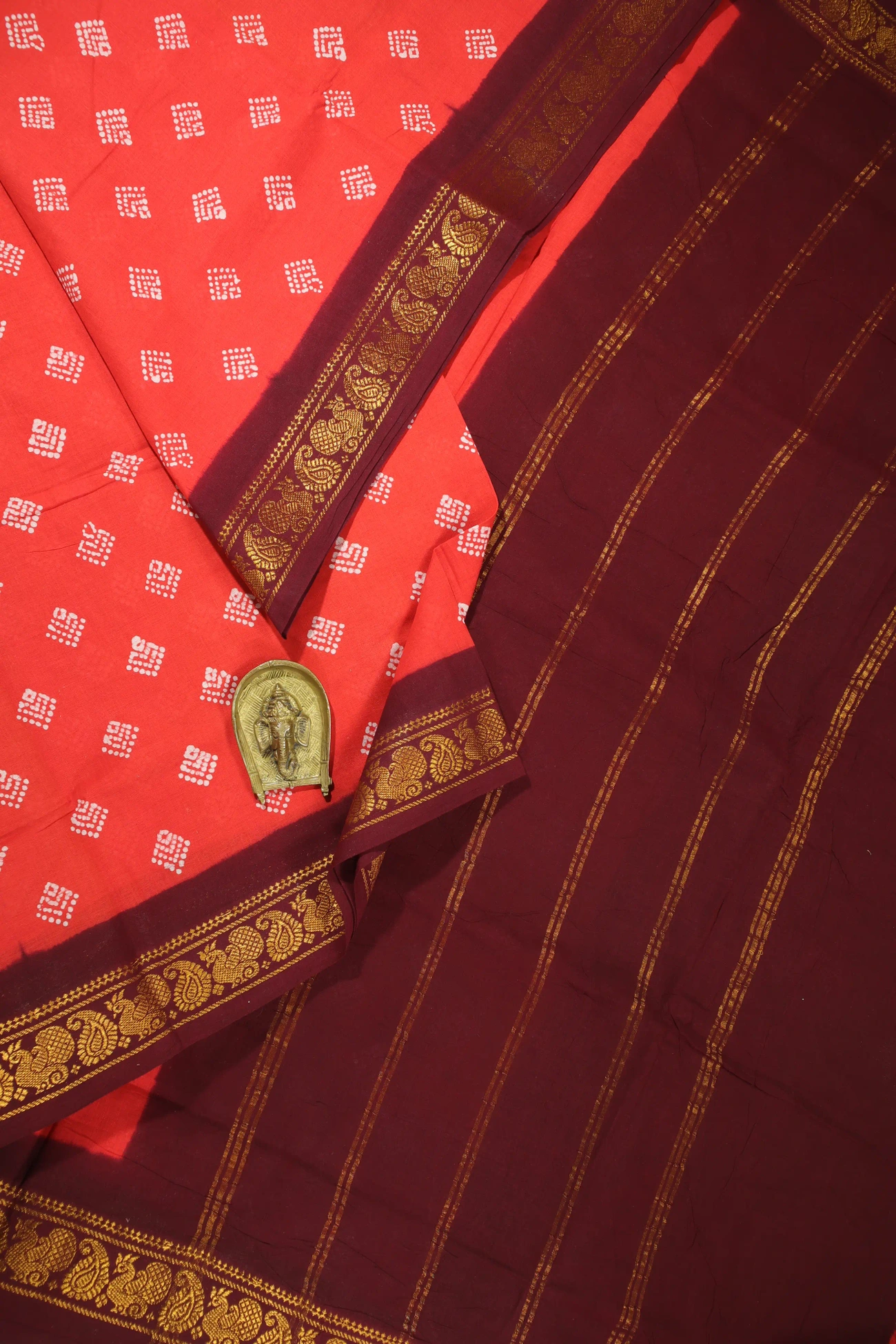 orange-peacock-madurai-sungudi-saree-ss005889-a